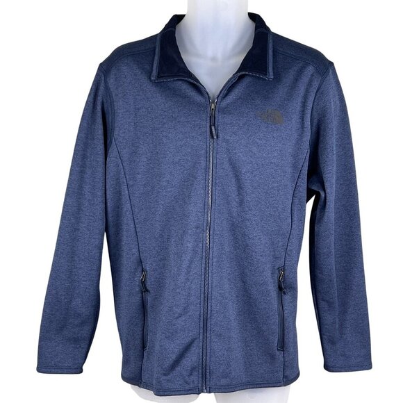 The North Face Womens 2X Full Zip Skyline Navy Athleisure Stretchy Jacket Sporty - Picture 1 of 16